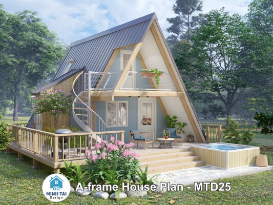 A Frame House Design Modern Living in Nature’s Embrace