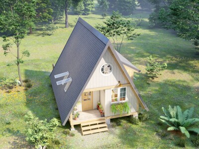 A-frame House Plan - MTD28