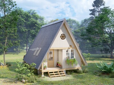 A-frame House Plan - MTD28