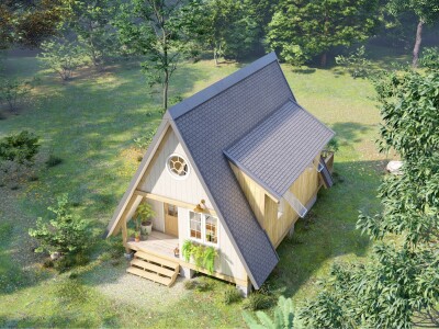 A-frame House Plan - MTD28